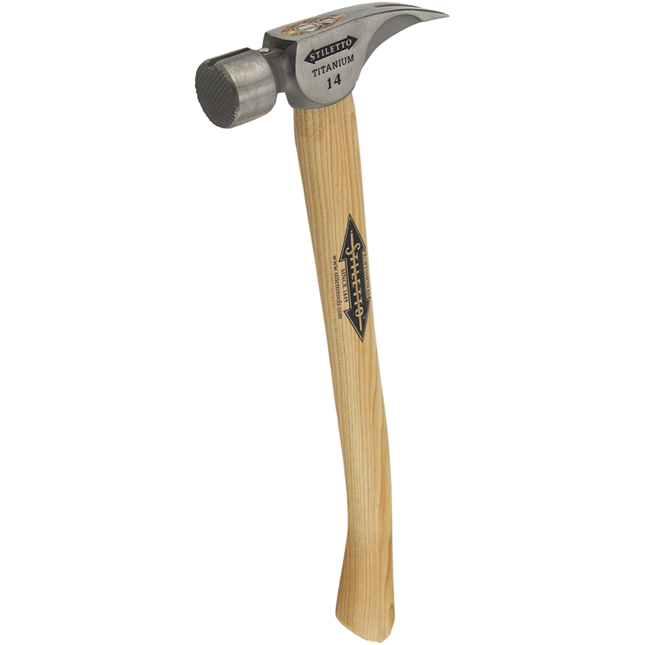 Titanium Hammer  HART Forged 11OZ  trimmer curved hickory handle